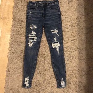 American Eagle super hi-rise jegging
